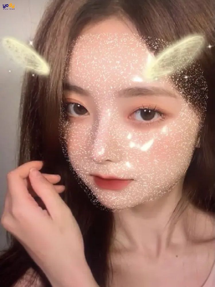 Filter Instagram mặt nạ lấp lánh
