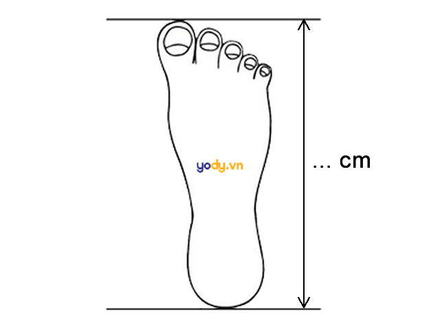 Cách đo chân mua giày