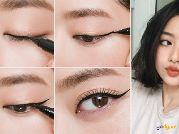 cách vẽ eyeliner