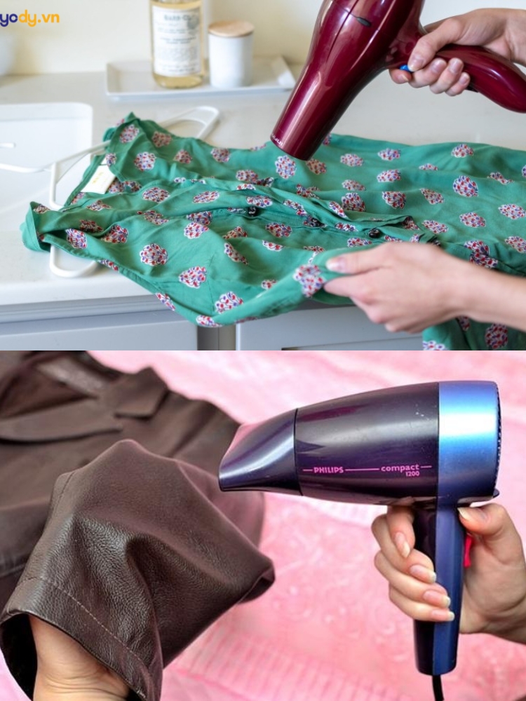 cách làm áo gió hết nhăn đơn giản