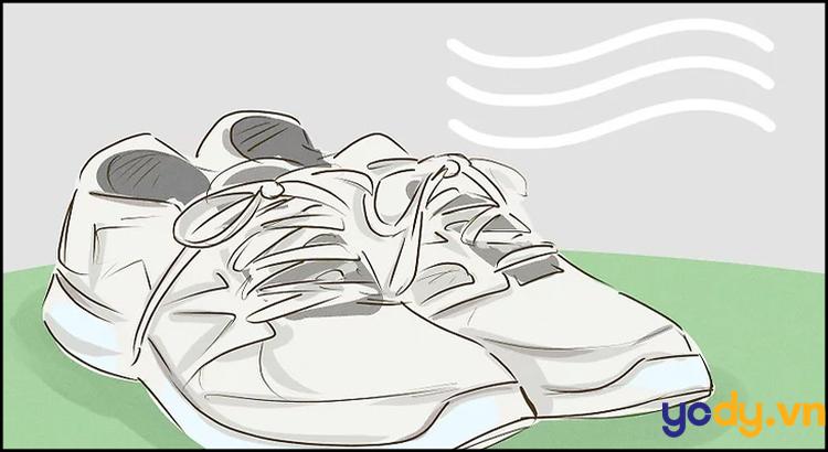 cách làm sạch giày trắng