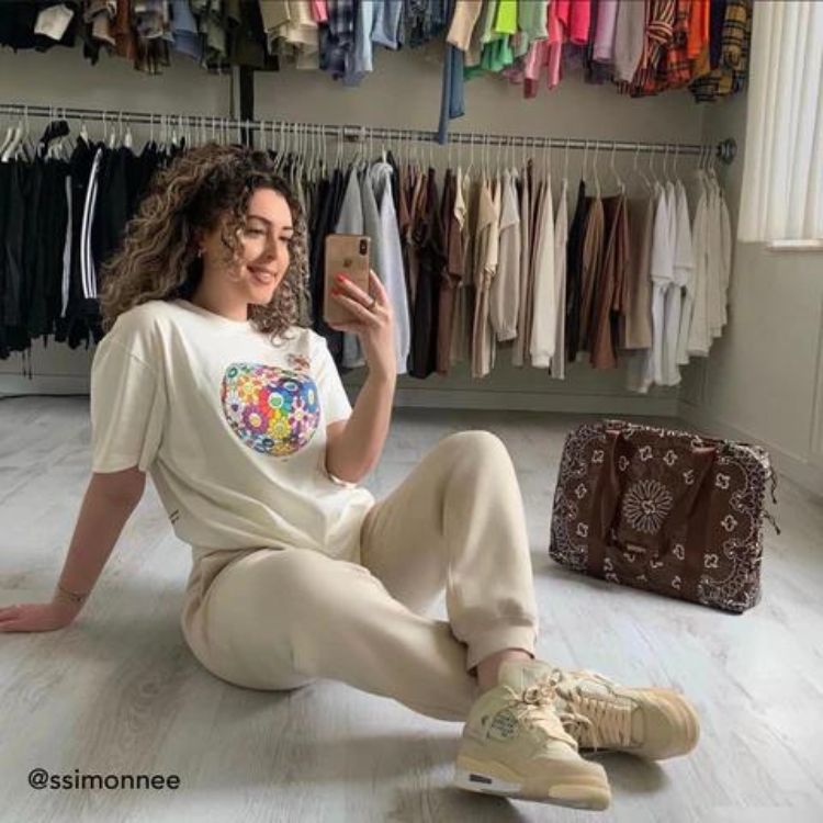 Quần jogger mix giày Jordan 4