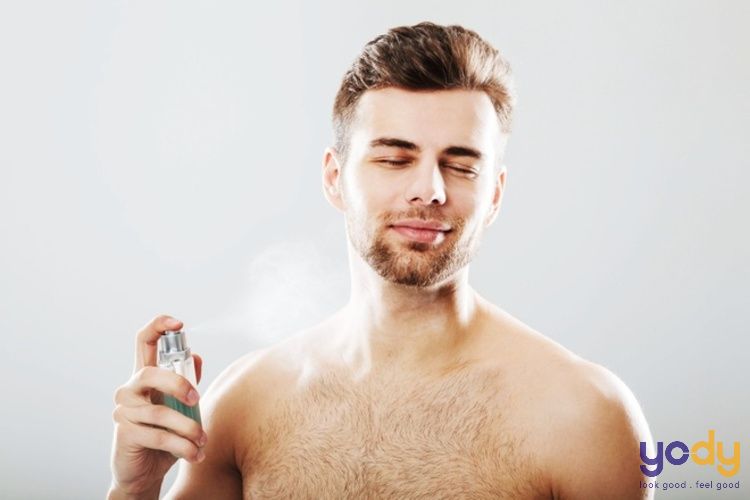 Vị trí xịt nước hoa cho nam