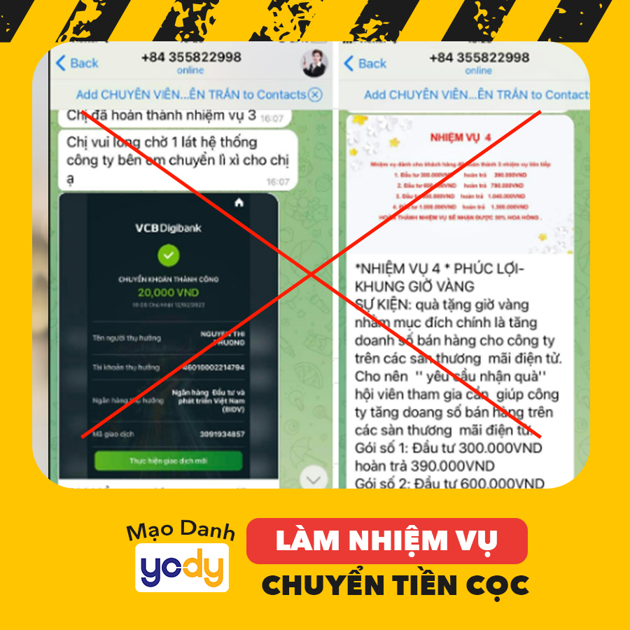 cảnh báo lừa đào