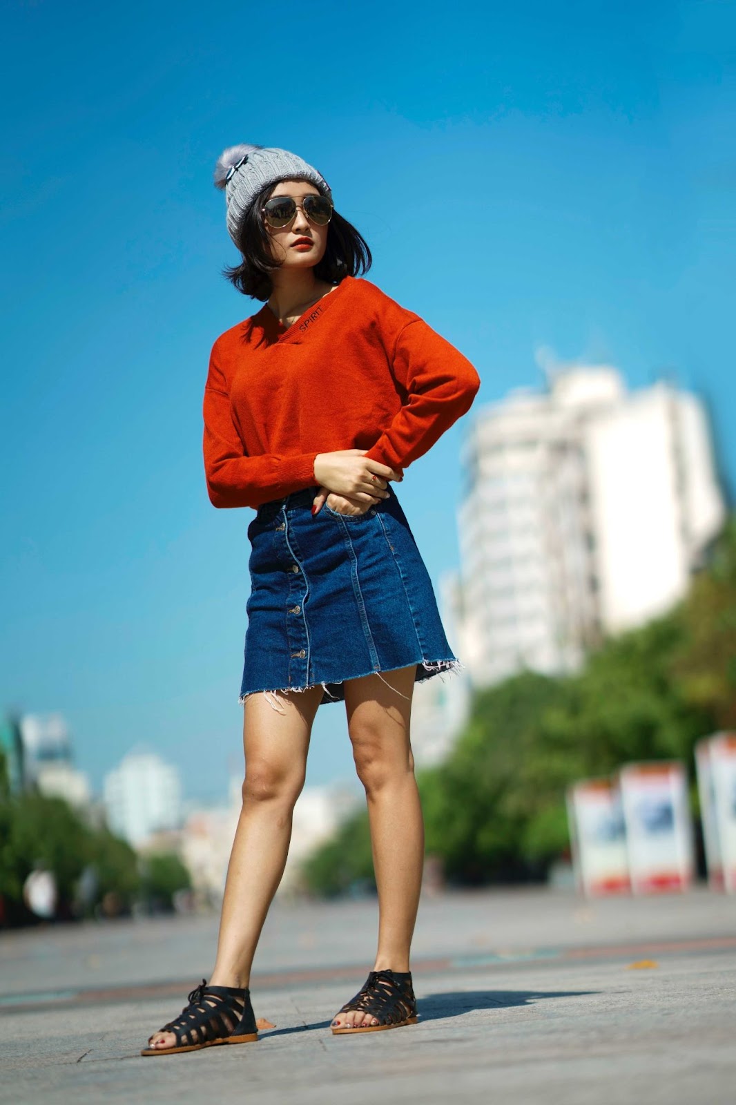 Mix đồ đúng chuẩn thời trang cho nàng năng động với chân váy jeans - Thời  trang - Việt Giải Trí