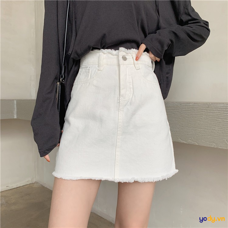 Chân váy chữ A dáng dài qua gối CV04-09 | Thời trang công sở K&K Fashion