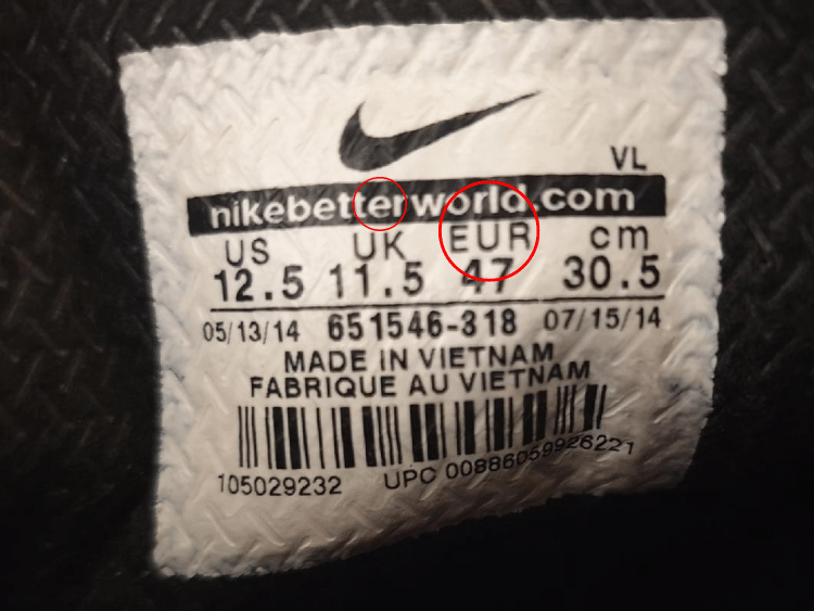 check giày nike