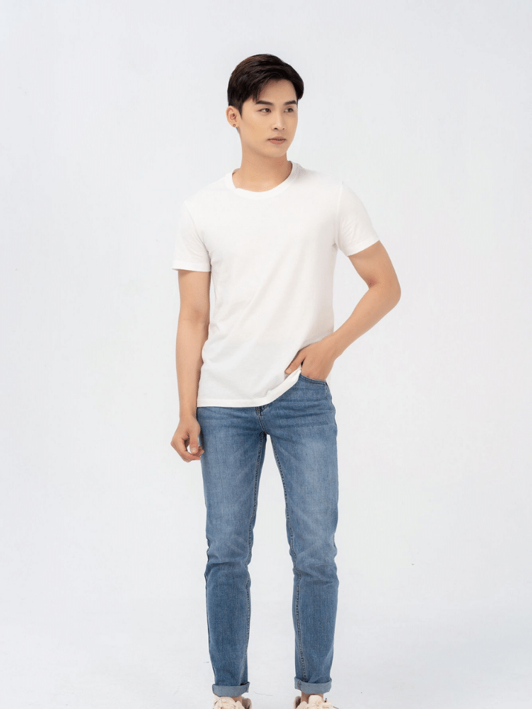 chọn áo phông cho người gầy