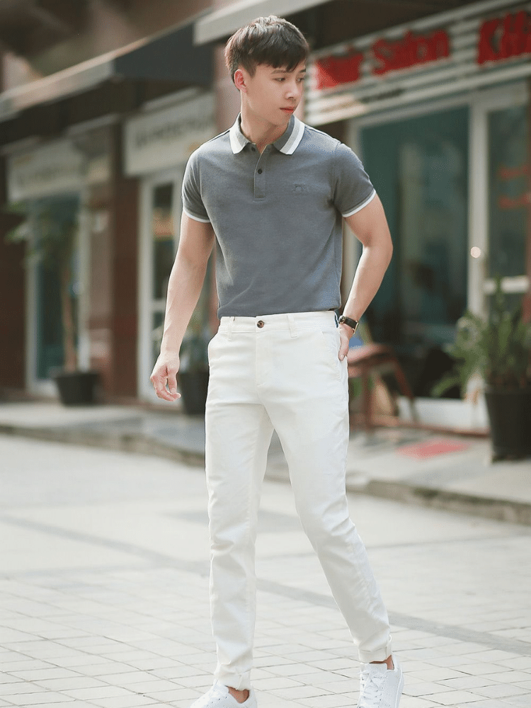 chọn áo phông cho người gầy