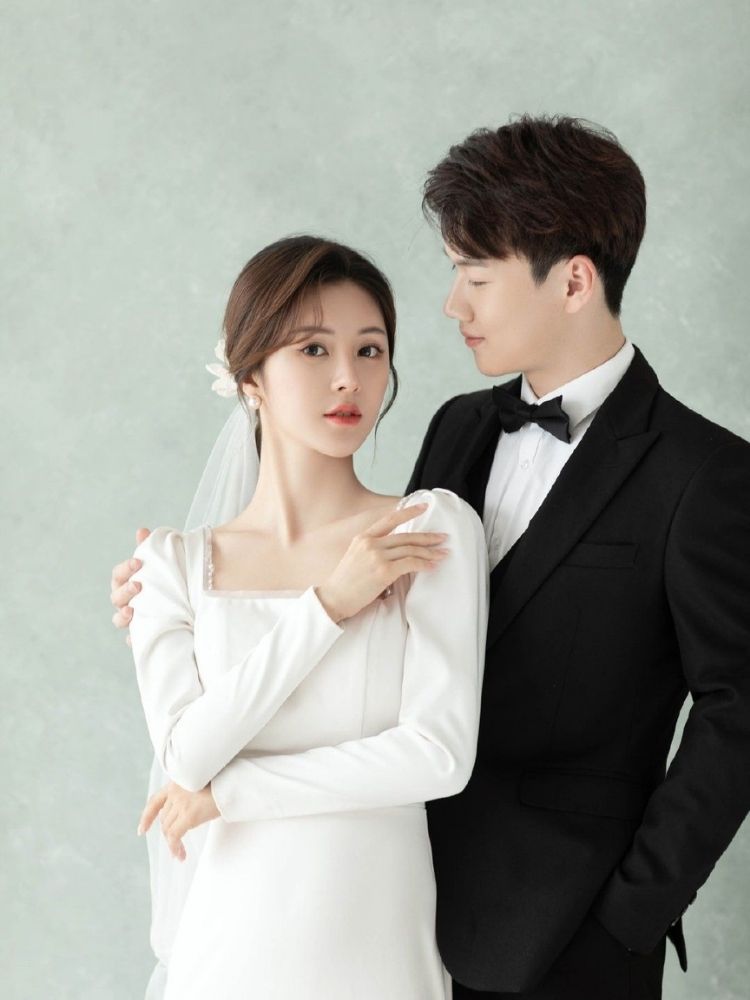 Chụp ảnh cưới Hàn Quốc trong studio