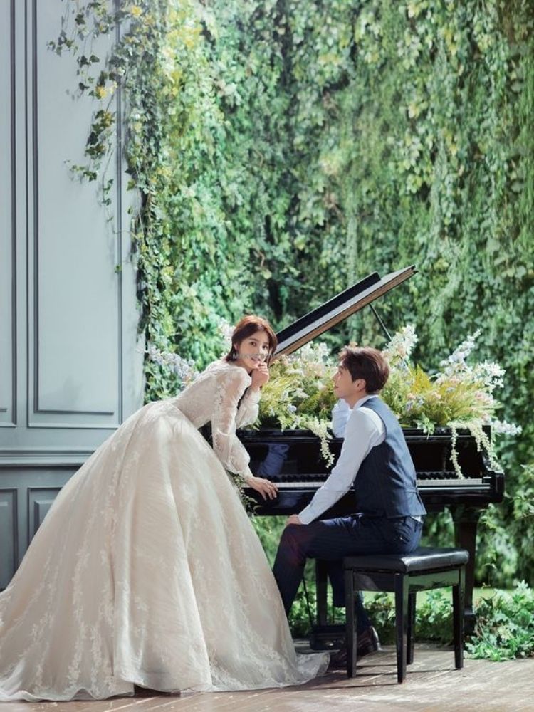 Chụp ảnh cưới Hàn Quốc trong studio