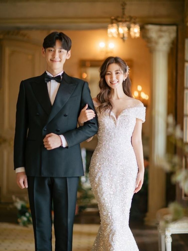 Chụp ảnh cưới Hàn Quốc trong studio