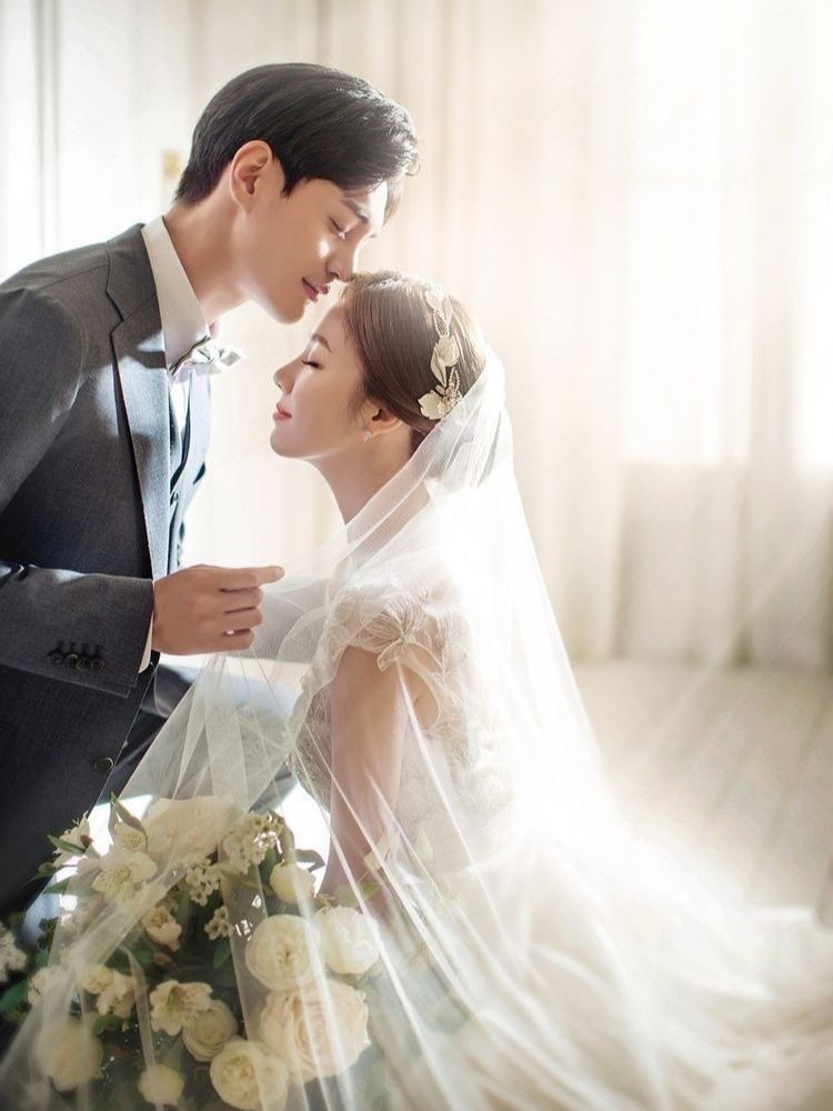 Chụp ảnh cưới Hàn Quốc trong studio
