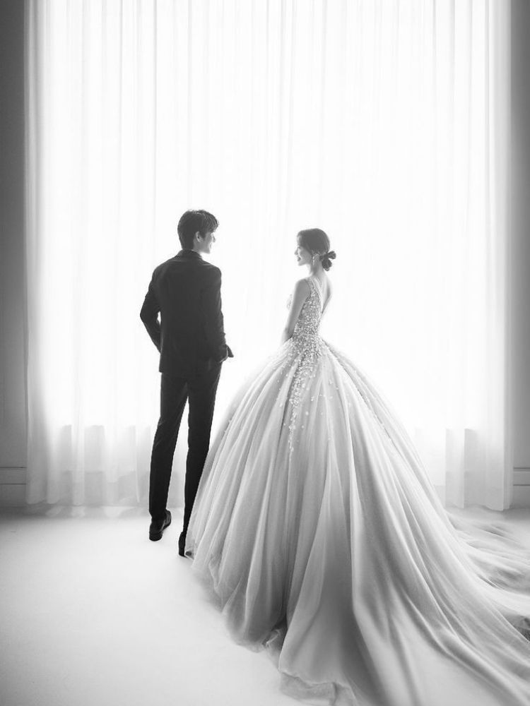 Chụp ảnh cưới Hàn Quốc trong studio