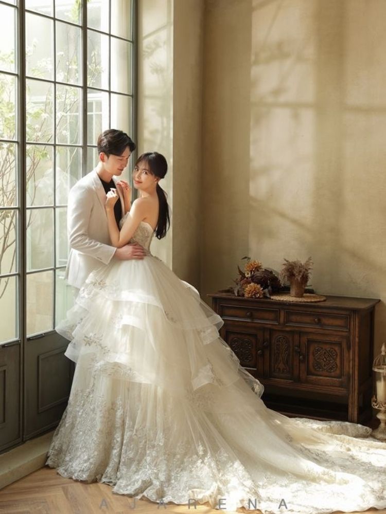 Chụp ảnh cưới Hàn Quốc trong studio