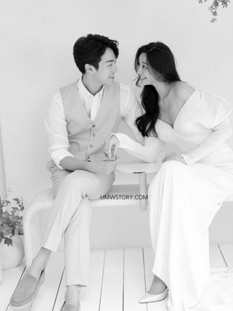 Chụp ảnh cưới Hàn Quốc trong studio