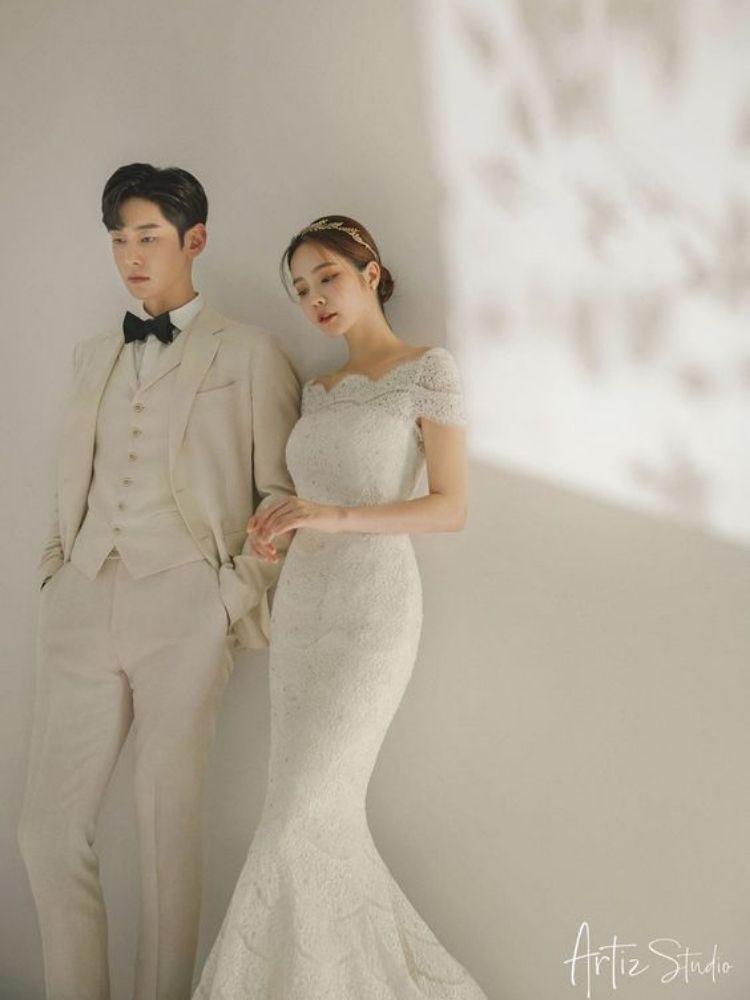 Chụp ảnh cưới hàn quốc trong studio