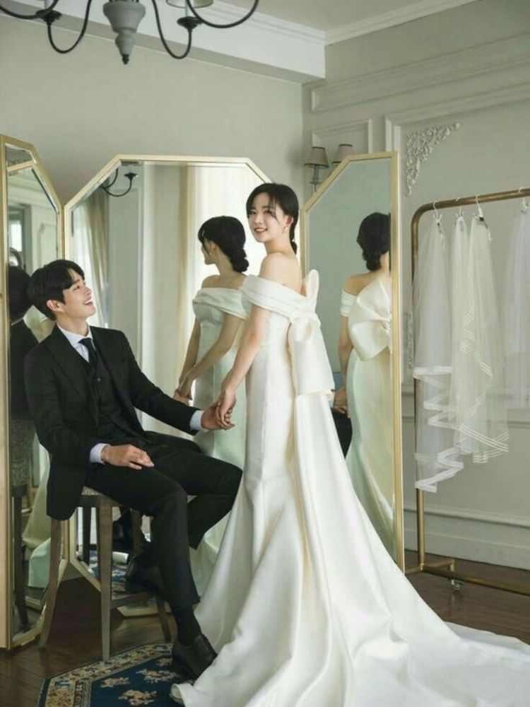 Chụp ảnh cưới Hàn Quốc trong studio
