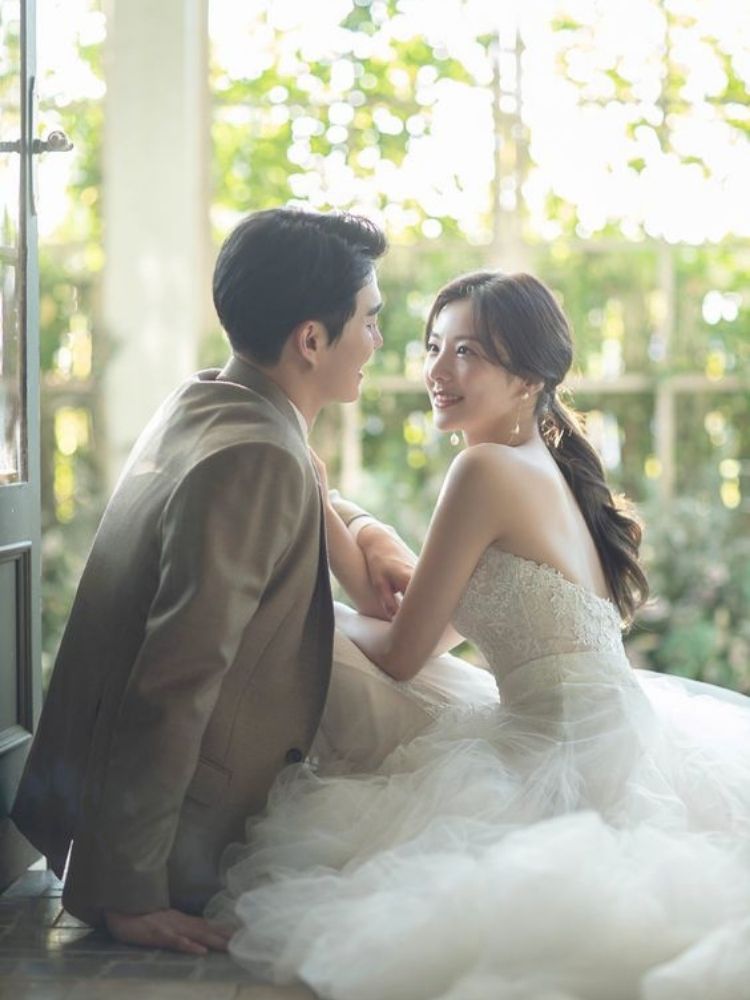 Chụp ảnh cưới Hàn Quốc trong studio