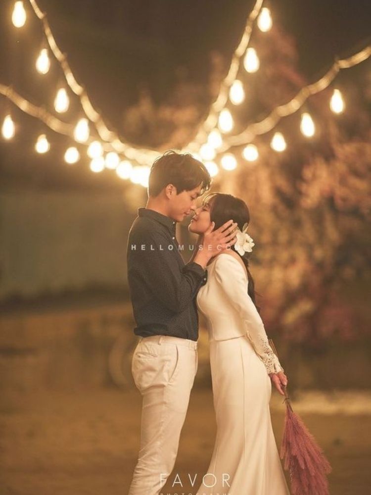 Chụp ảnh cưới Hàn Quốc trong studio