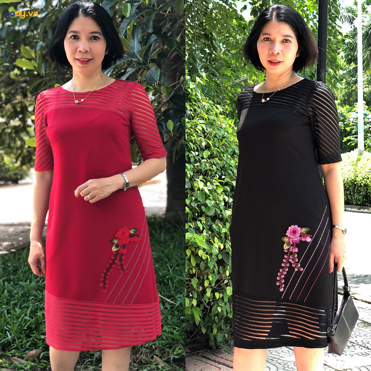 đầm trung niên dự tiệc