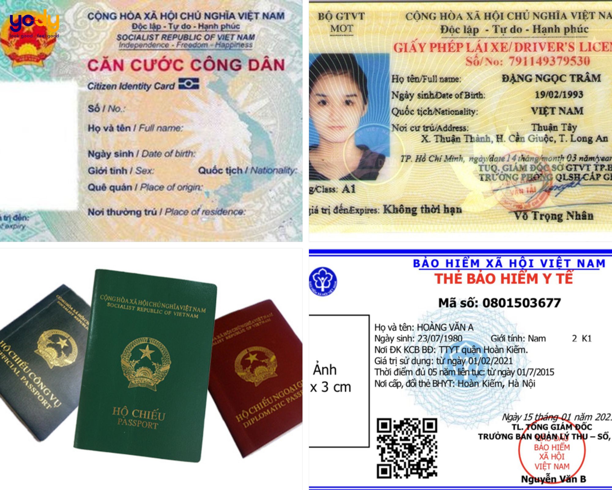 Giầy tờ cần đem theo khi đi Ninh Bình