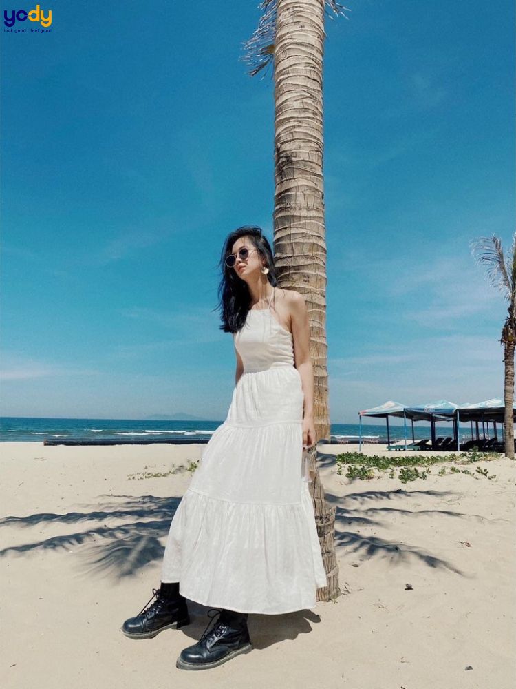 Phối đồ đi biển cho chị em 