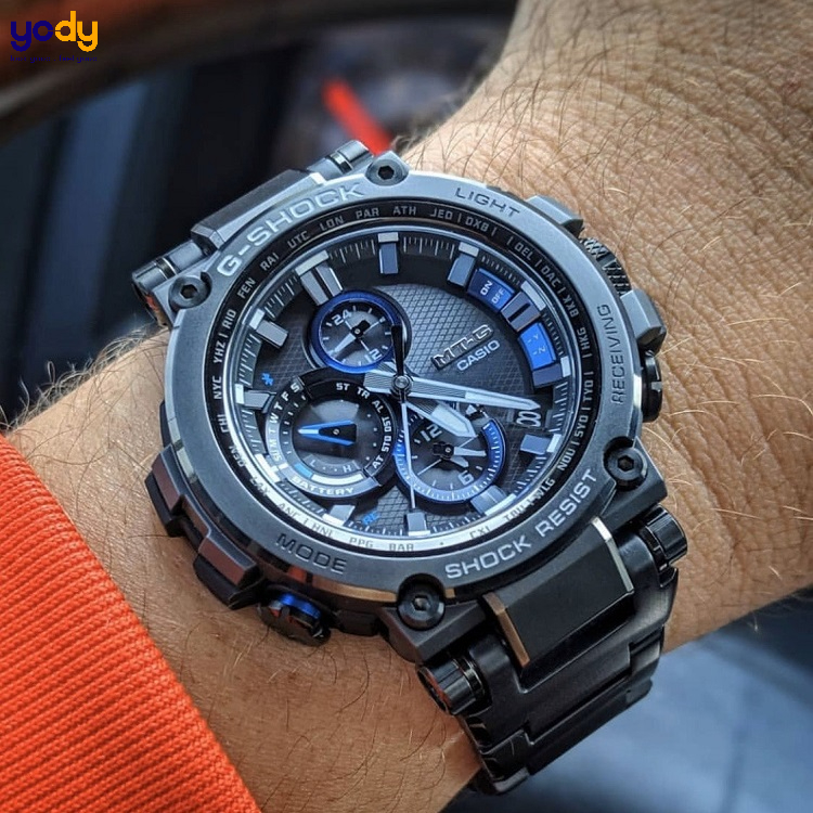đồng hồ casio nam dây kim loại