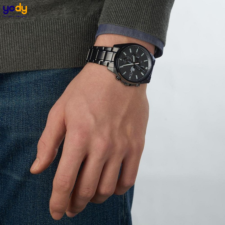 đồng hồ casio nam dây kim loại