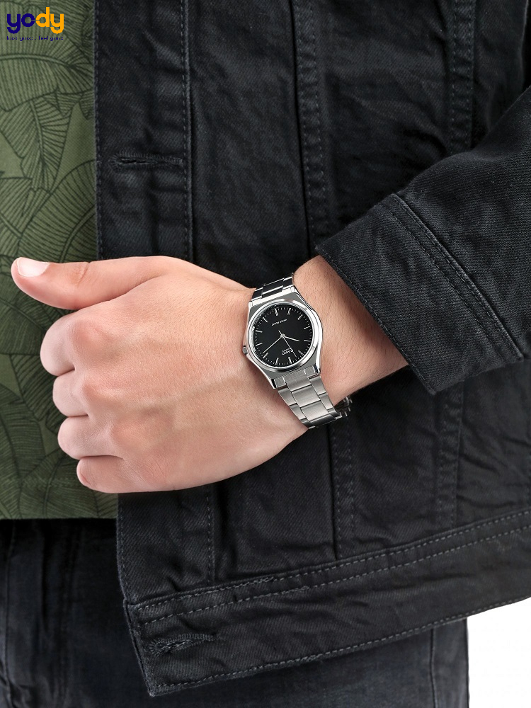 đồng hồ casio nam dây kim loại