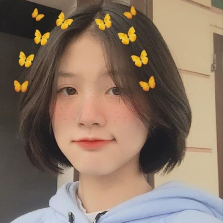 Hỉnh ảnh gái cute hạt me chụp Instagram