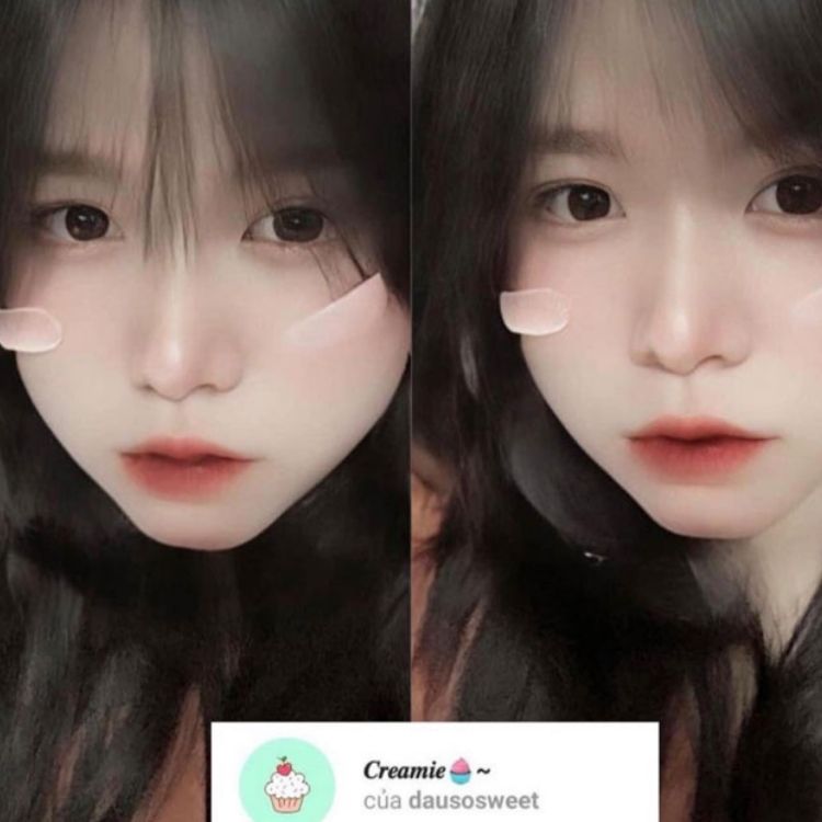 Hỉnh ảnh gái cute hạt me chụp Instagram