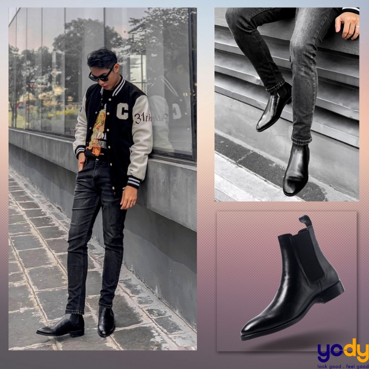 Thời trang giày chelsea boots