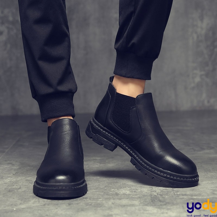 Giày chelsea boots nam đế cao