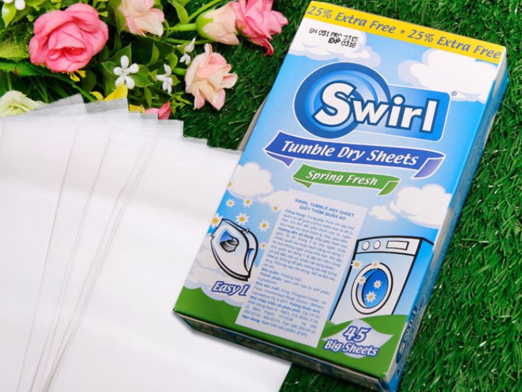 Giấy thơm quần áo Swirl
