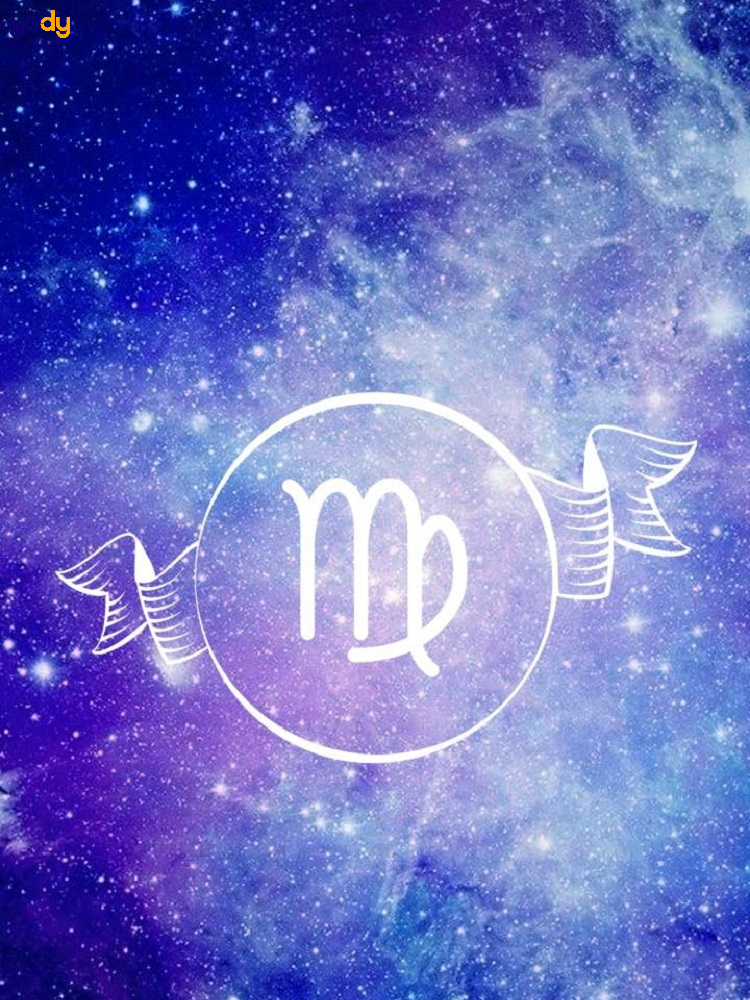 Hình nền cung Xử Nữ đẹp màu galaxy