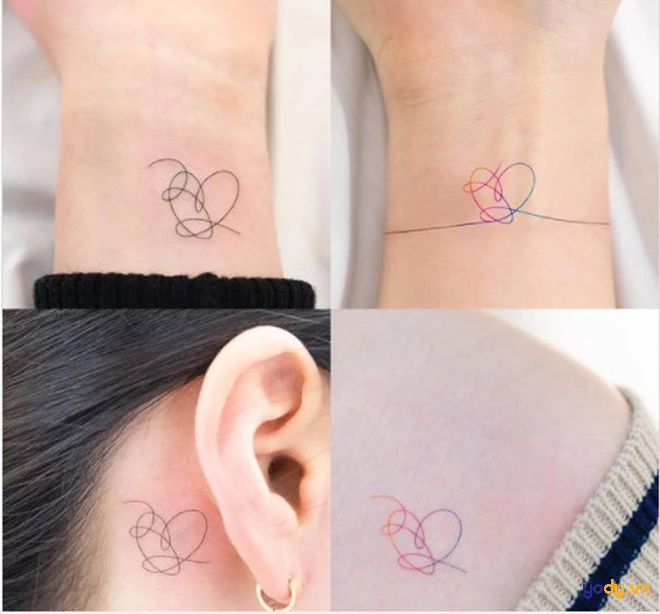 Cộng đồng Army chơi lớn đồng loạt xăm hình liên quan đến BTS trong 2023   Mini tattoos Xăm Hình xăm