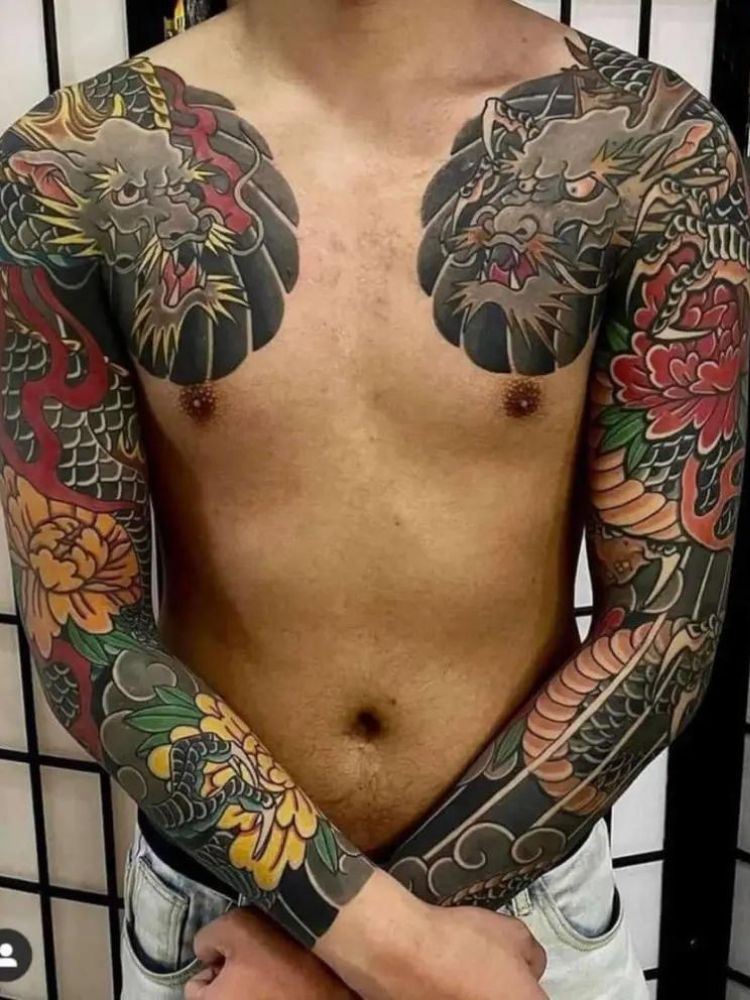 Hình xăm rồng Nhật