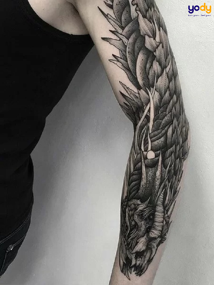 Hình xăm tạm thời size bàn tay  hand tattoo độc đáo cá tính ấn tượng  dành cho nam nữ  boss tatoo  Lazadavn