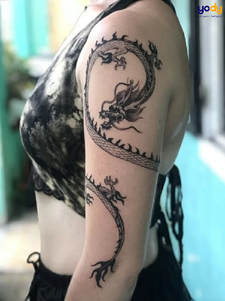 Hình xăm cánh tay độc đáo
