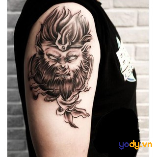 hình xăm con khỉ