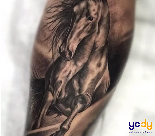 Hình xăm con ngựa đẹp