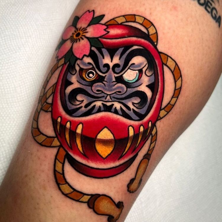 Khung hình xăm Daruma
