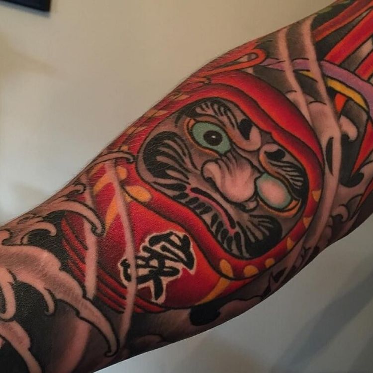 Hình xăm Daruma Samurai