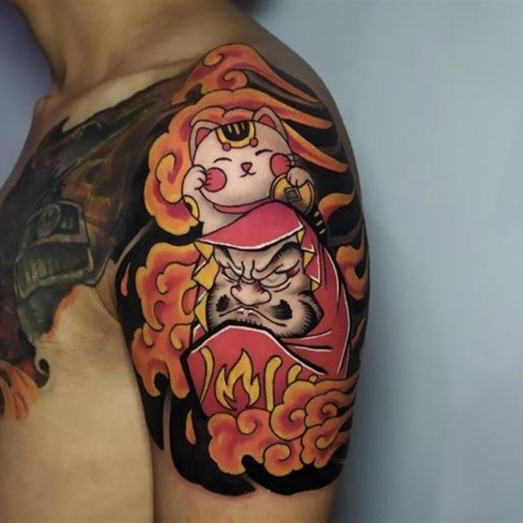 Daruma dữ tợn, ngầu lòi