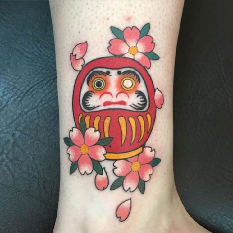 Khung hình xăm Daruma