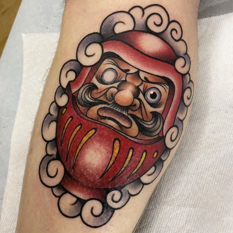 Hình xăm Daruma