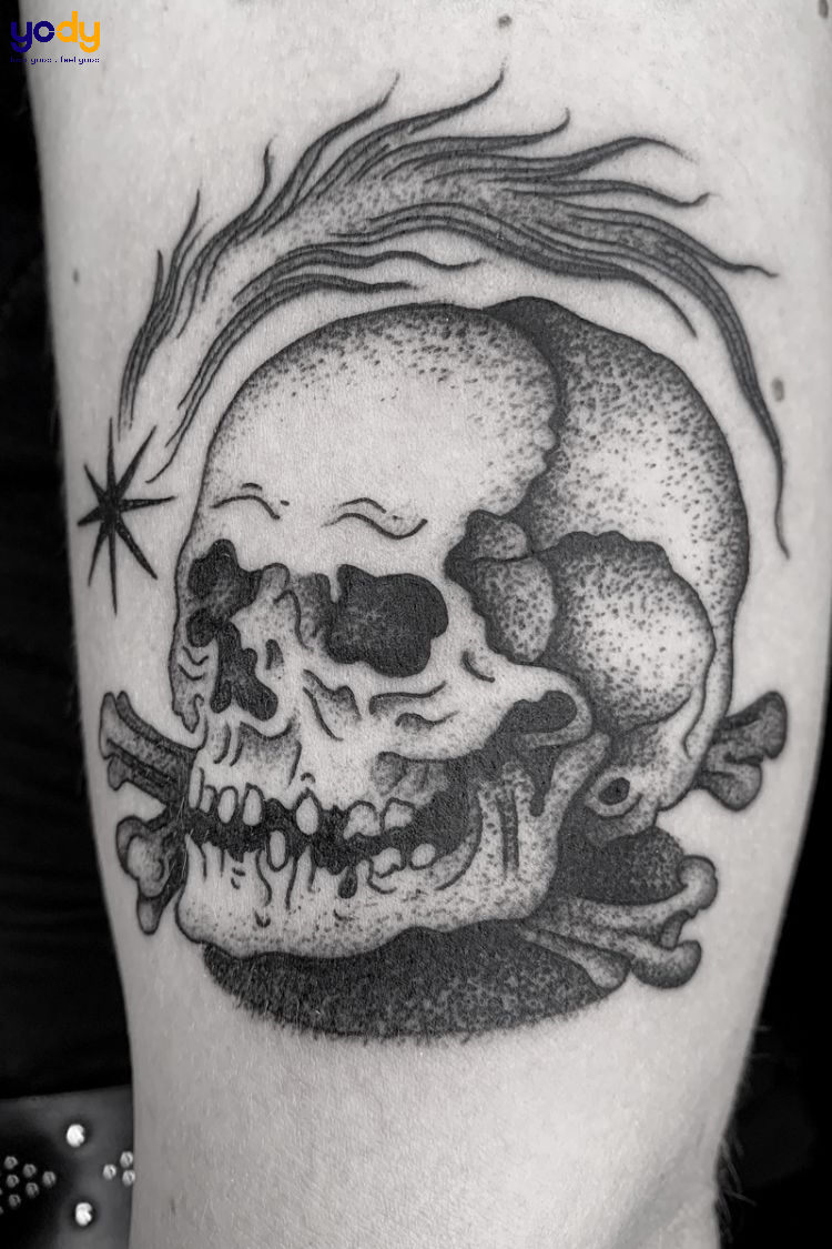 Tổng hợp 99+ hình xăm đầu lâu siêu chất và cool ngầu