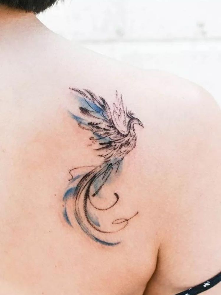 Hình xăm phượng hoàng siêu chất
