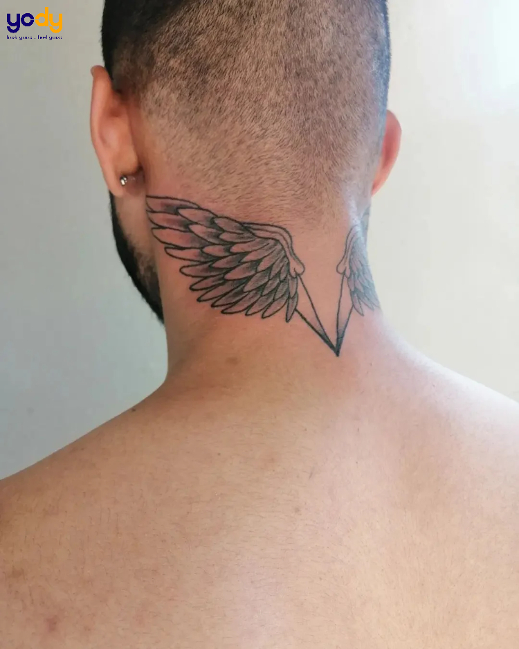 Tattoo đôi cánh cá tính